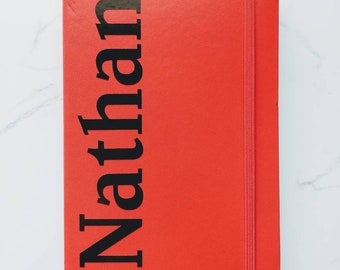 Personalisiertes Journal / Lehrer-Notizbuch / personalisiertes Journal mit Namen / Geschenk für beste Freundin / A6 Spiralgebunden