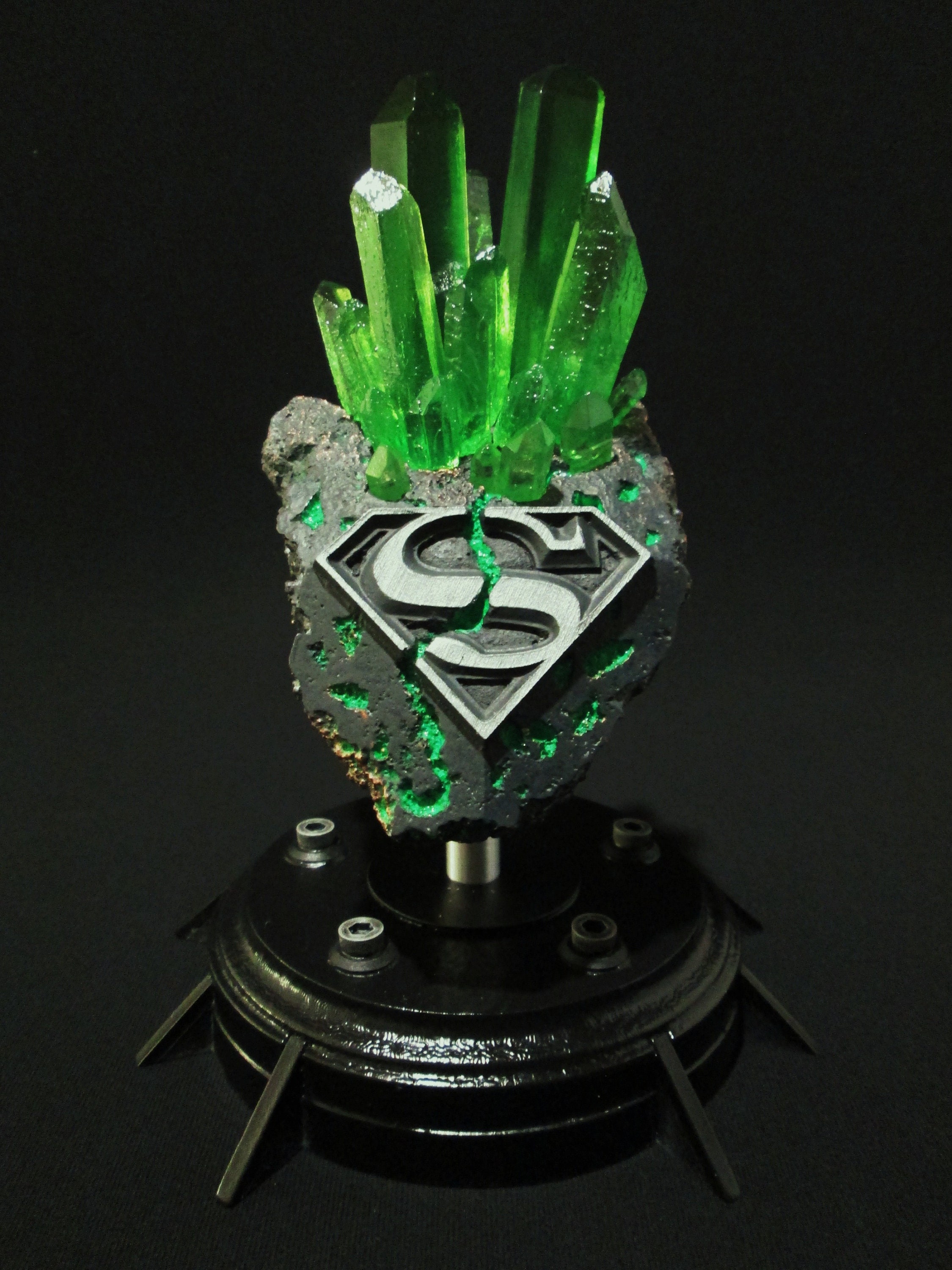 Superman Kryptonite Crystal Krypton Meteor Rock Replica con Etsy