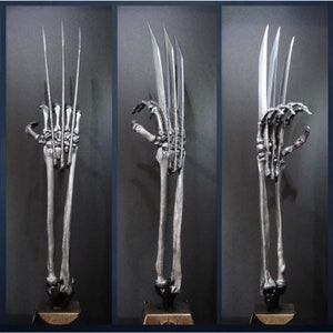 Wolverine Claws Skeleton Arm 1:1 Lifesize Adamantium Skeletal Replica Statue