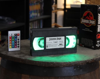 Jurassic Park (1993) - VHS Lamp - LED Remote Controlled Light