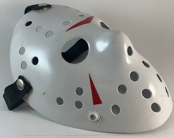 13日の金曜日パート3のきれいな白いホッケーマスク - Etsy 日本