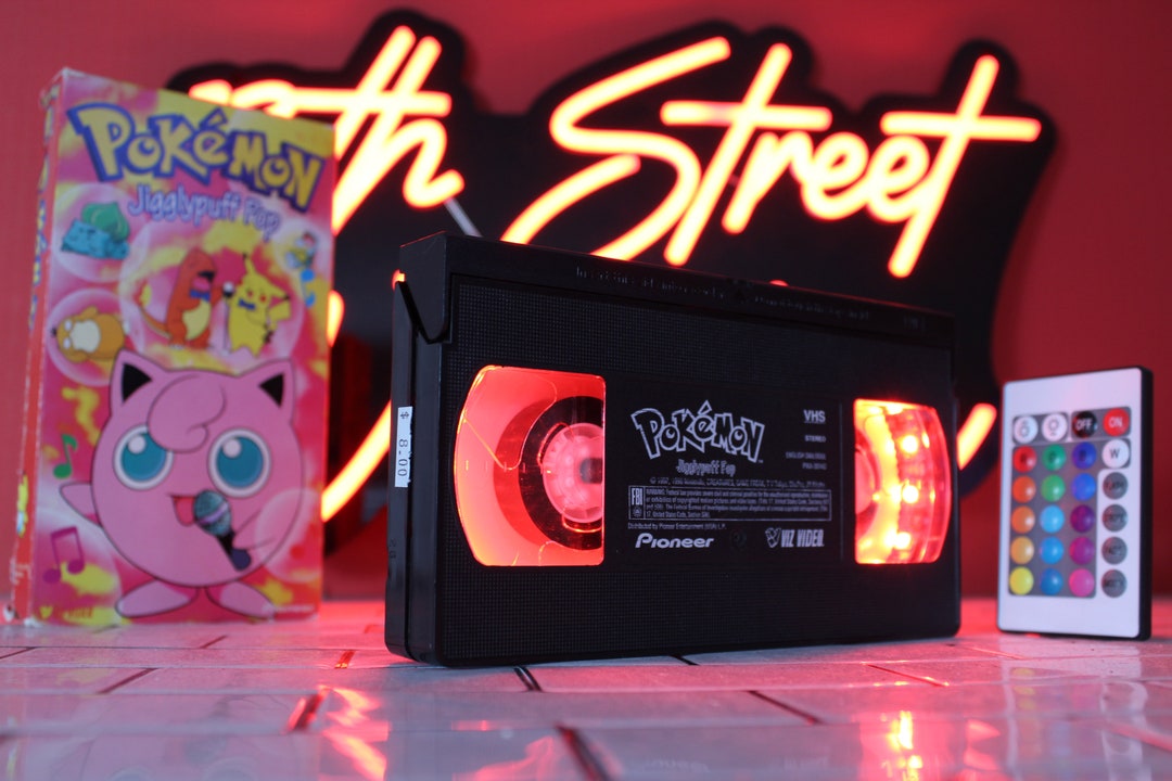 VHS Lamp Pokémon Jigglypuff Pop 1997 - Etsy