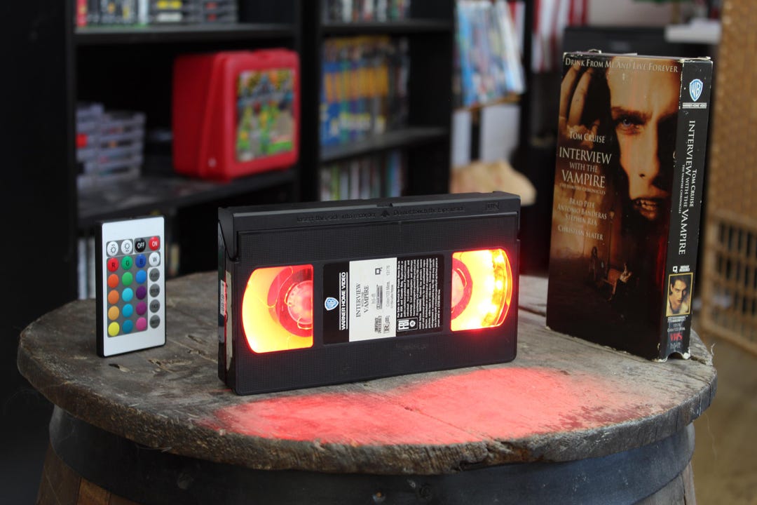 VHS Lamp Interview With the Vampire 1994 Etsy
