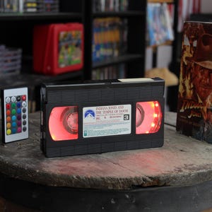 VHS Lamp - Indiana Jones and the Temple of Doom (1984)