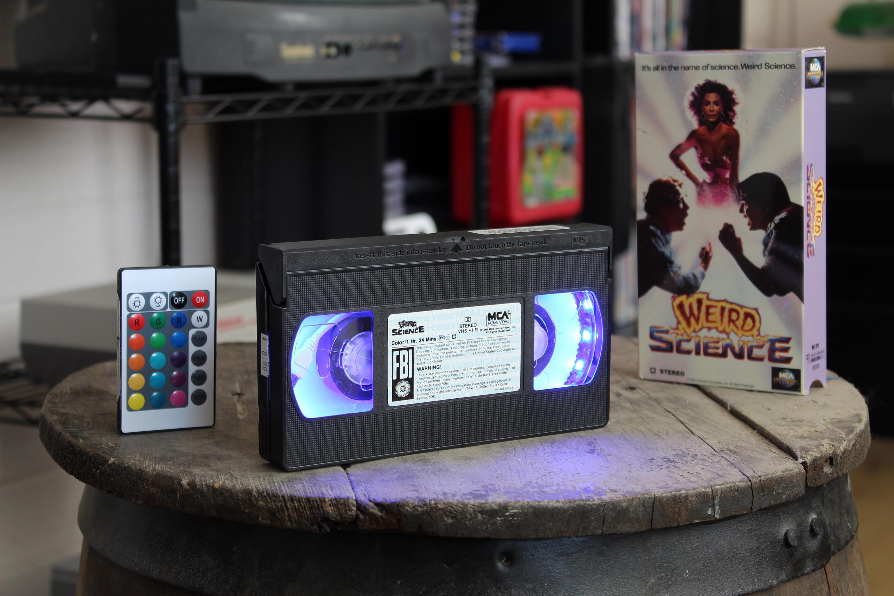 Science Vhs VHS Lamp - Weird Science (1985) - Etsy
