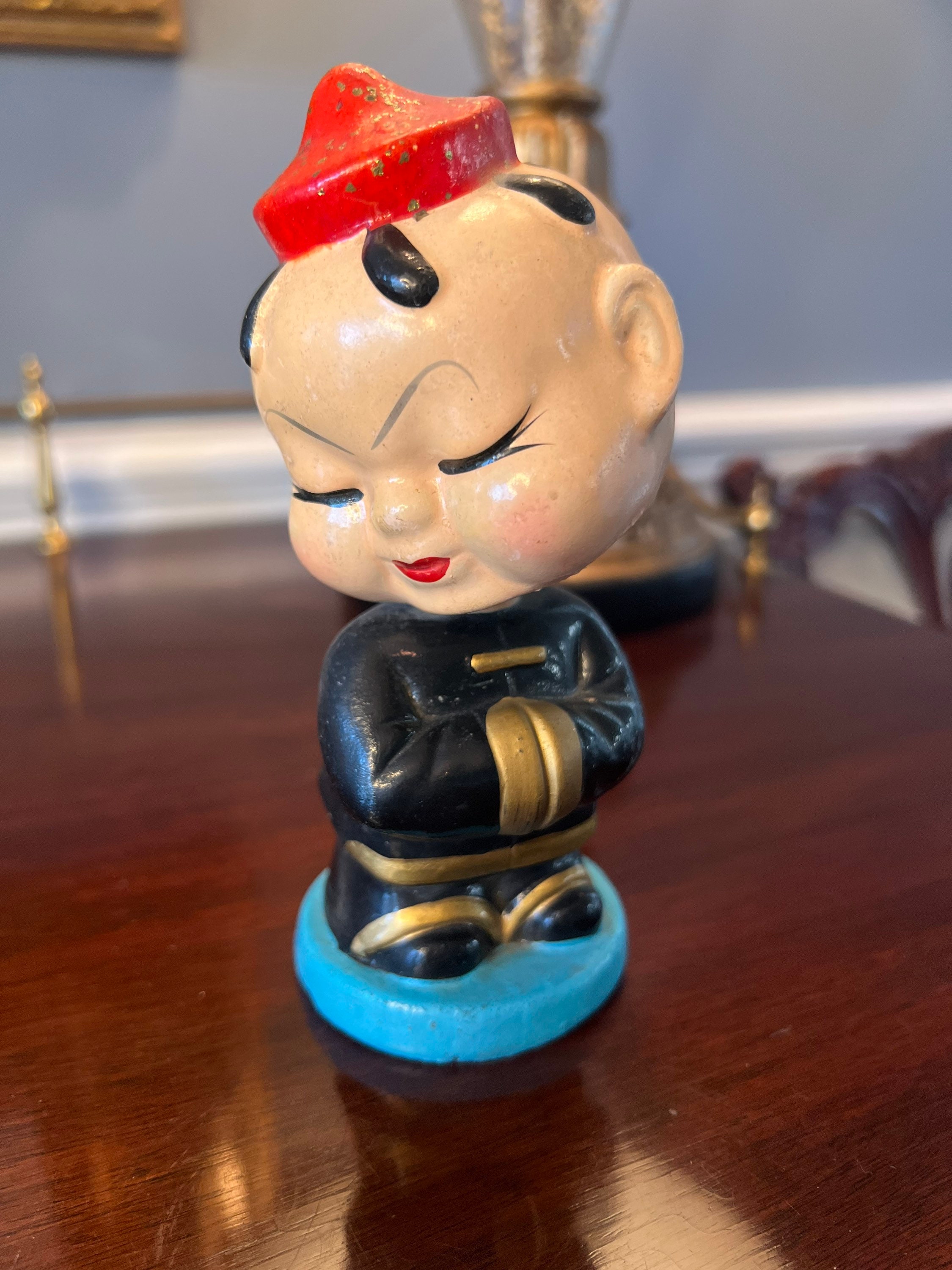 Vintage Nodder Bobbing Head ボビングヘッド 60's Vintage 1950's Lets Kiss Bobblehead Hot Lips Bobble nodder