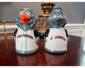 Vintage Aberdeen Ironbirds Salt and Pepper Shakers Baltimore Orioles SGA Promo