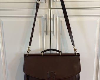 Vintage Coach Beekman 5266 Briefcase Men Black Career Suitcase !no