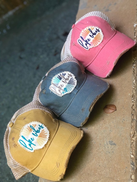 Lake Vibes Patch Hat - Etsy