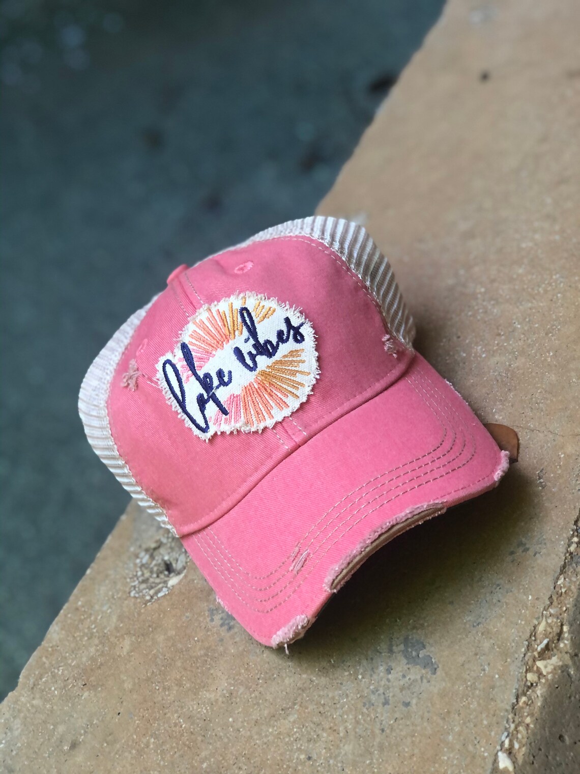 Lake Vibes Patch Hat - Etsy