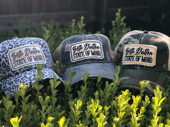 Beth Dutton State of Mind Patch Hat - Etsy