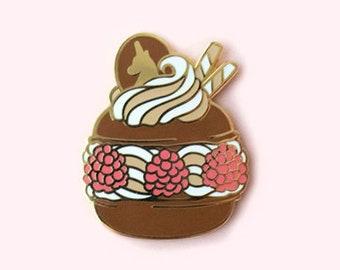 Unicorn Macaron Sweets Pin | Yummy Fruit Dessert Hard Enamel Pin - Pin Trading - Cute Chocolate Caramel Lapel Pins