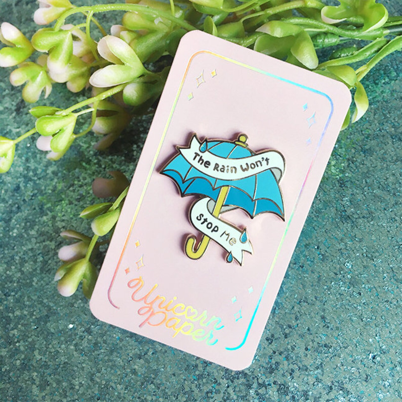 Positive Message the Rain Won't Stop Me Etsy