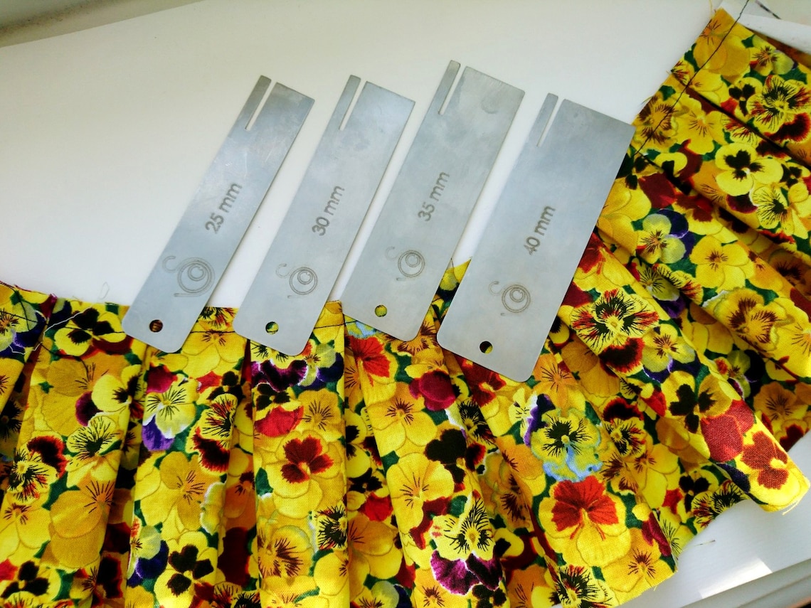 Fabric Pleater Tools to Make Fabric Pleats Fold Cowing Tool Etsy