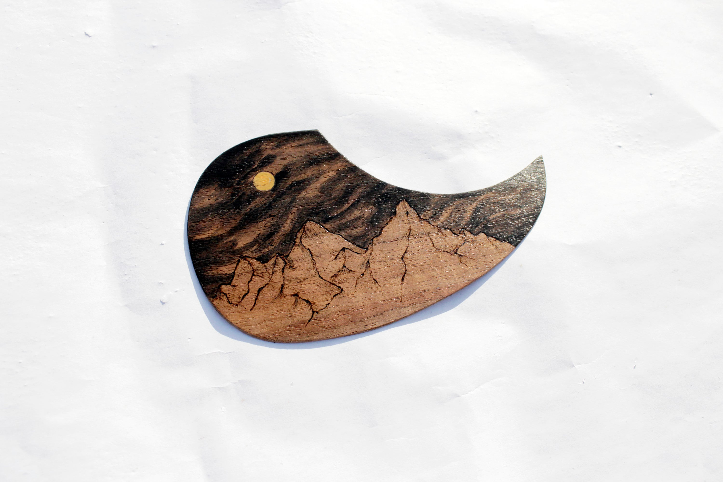 Guitar Pickguard Pickguard Acoustic Guitar Custom Wood Etsy