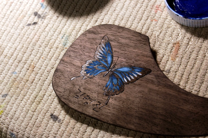 Pickguard Pickguard Acoustic Guitar Custom Painting Etsy