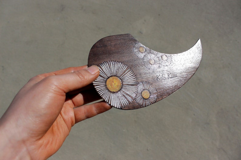 Pickguard pickguard acoustic guitar custom wood pickguard Etsy