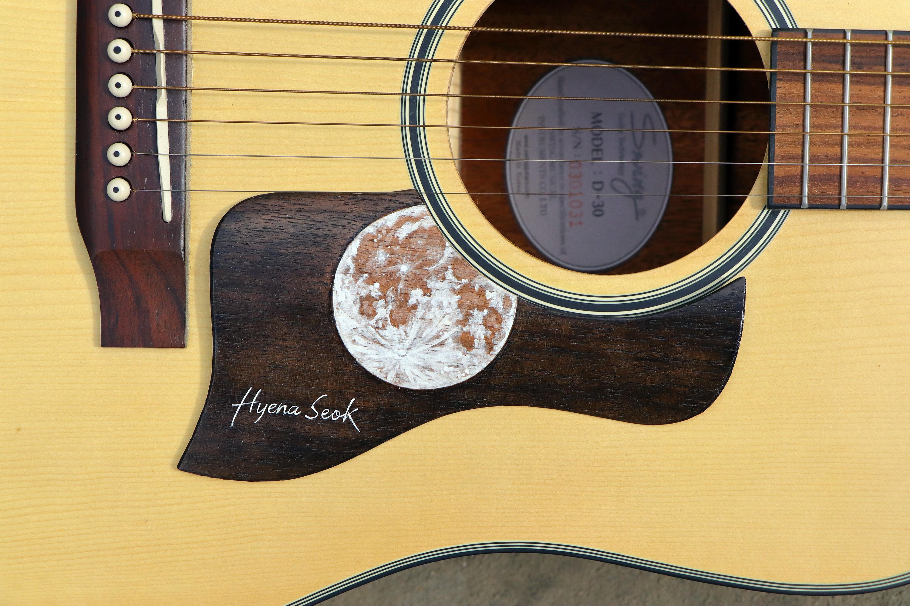 Pickguard Pickguard Acoustic Guitar Custom Wood Pickguard Etsy