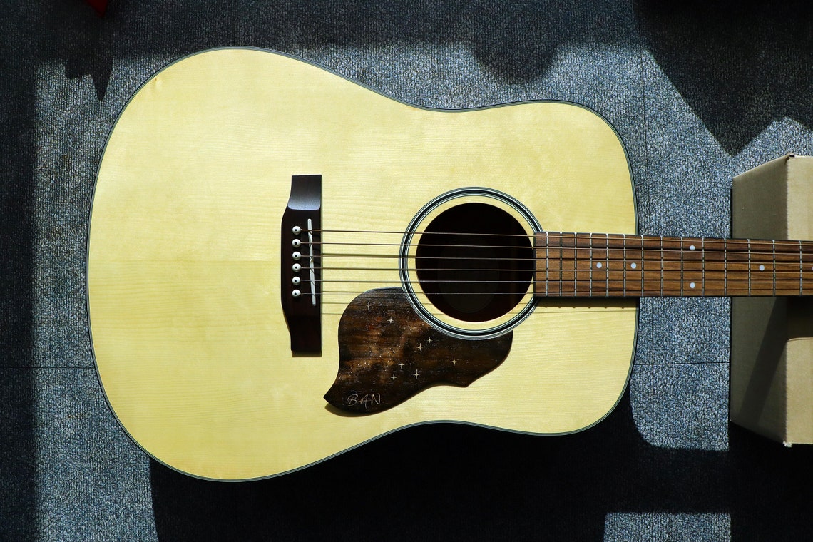 Acoustic guitar pickguard handmade pickguard guitar custom Etsy