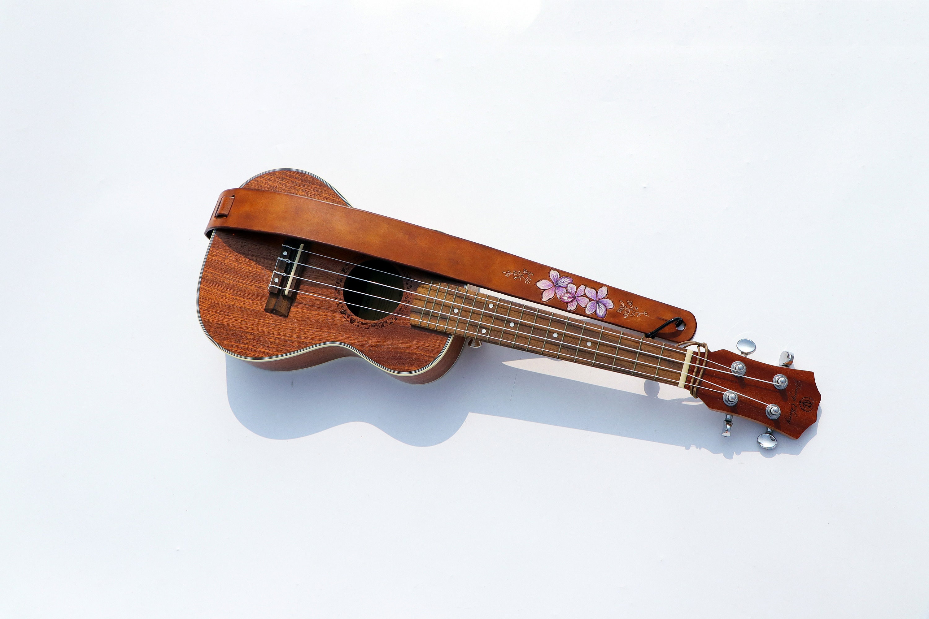 Ukulele strap personalized ukulele accessories leather Etsy