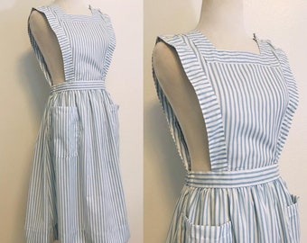 green nylon pinafore dress