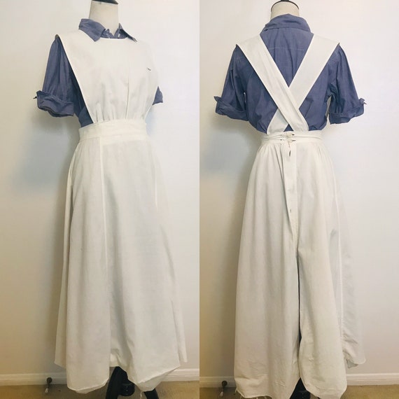 Vintage Dress, Vintage Nurse Uniform 1940s 1950s D