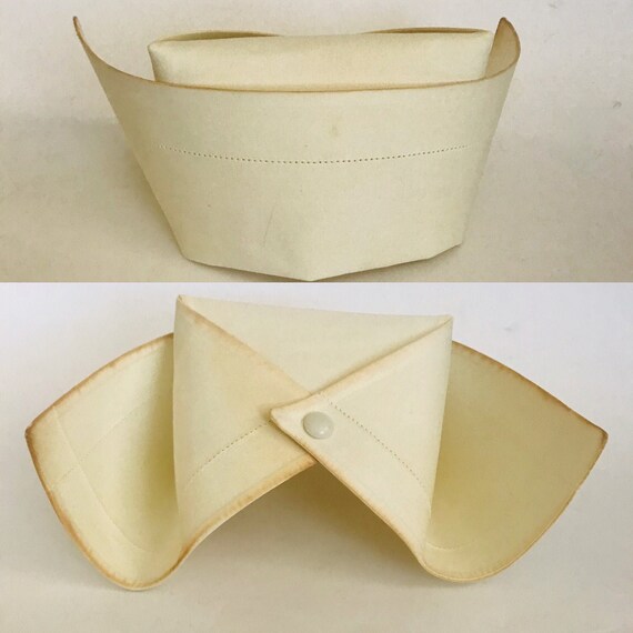 Vintage Nurse Cap, WWII Nurse Hat, 1950s 60s Mid C