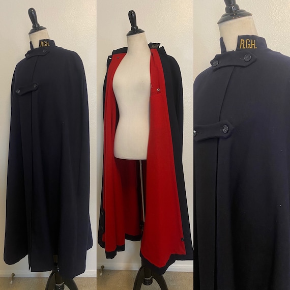 Vintage Cape Vintage 1950s Long Full Length Nurses