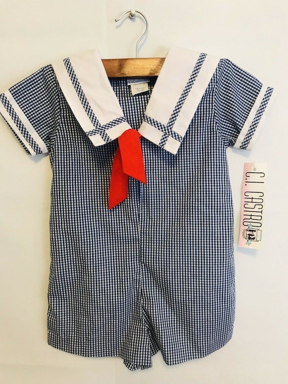 Baby Boys Sailor Suit, Vintage Baby Boys Sailor Ou