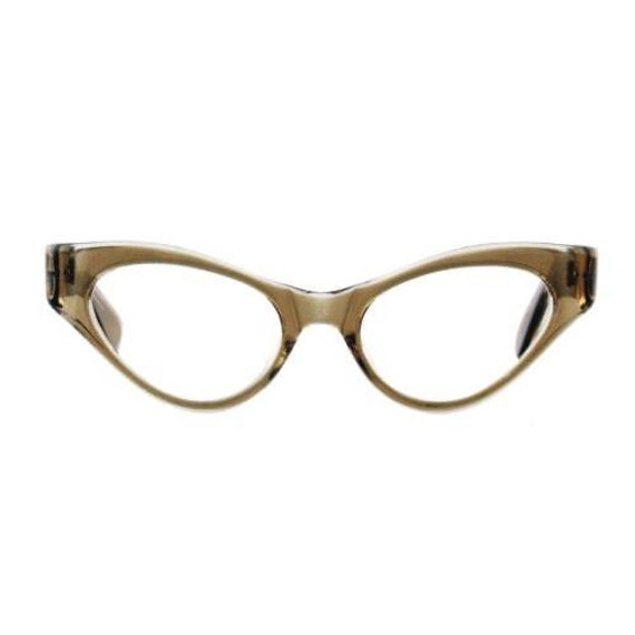 Tan Vintage Eyeglasses, Vintage 1960s Eyeglasses T