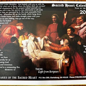 2025 ROMAN CATHOLIC CALENDAR***, Roman Catholic Calendar, Catholic wall art, Catholic Art, religious yearly calendar, Foredecor Calendar