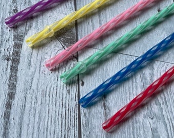 9" Reusable Plastic Straws