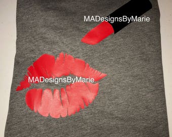Lips and Lipstick Shirt