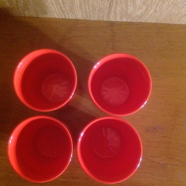 Mepal Rosti Set of 4 Orange Koen de Winter Design Holland Retro Cups