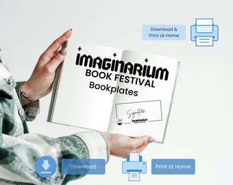 Festiwal Książki Imaginarium, 10 przezroczystych ekslibrisów, Konwent Książkowy, Podpis Autora, Podpisywanie książek, Naklejka z Podpisem Autora, BookCon