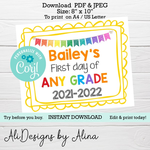 Last Day Kindergarten Printable Template Etsy New Zealand Last Day Kindergarten Printable Template Etsy New Zealand