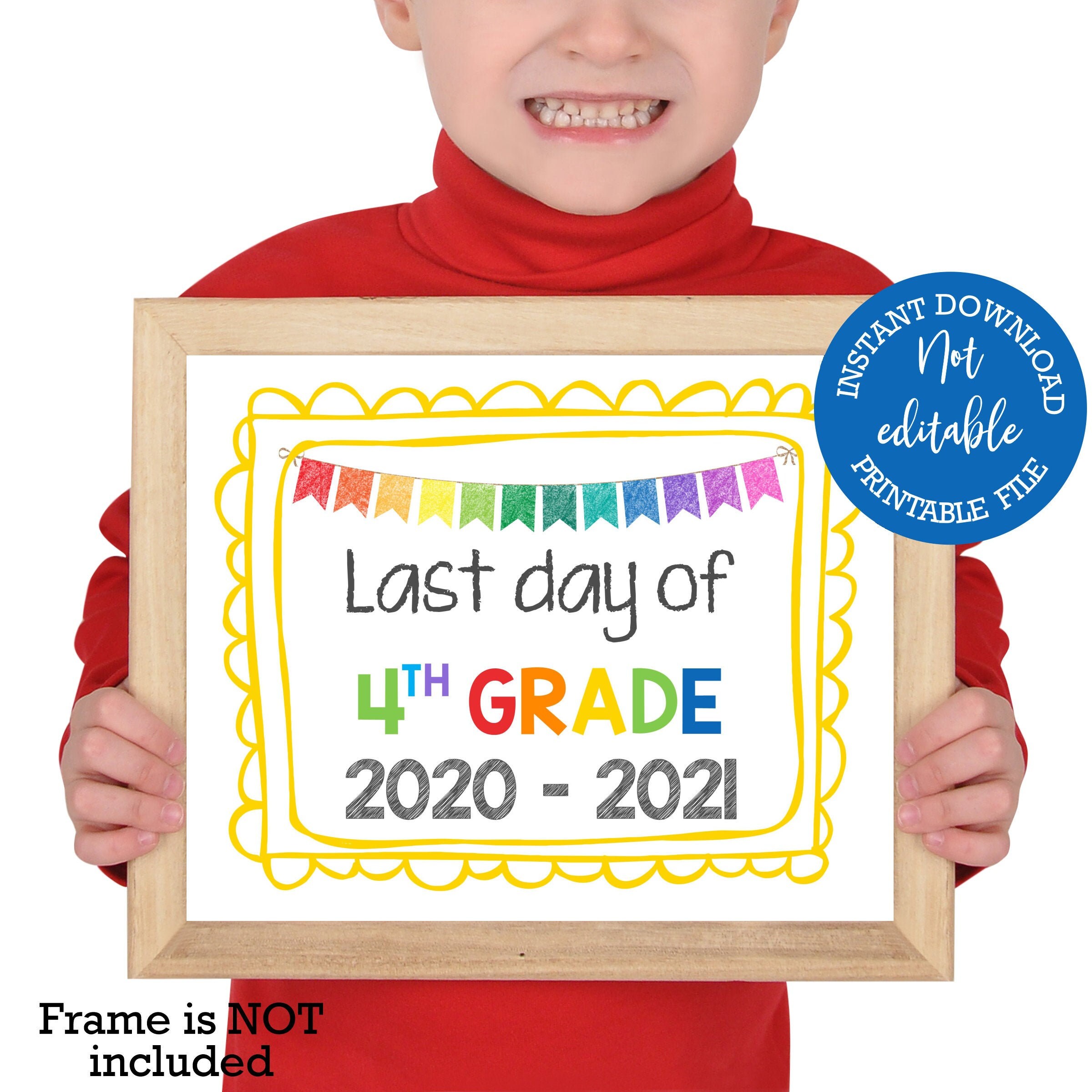 Last Day Of 4th Grade Printable