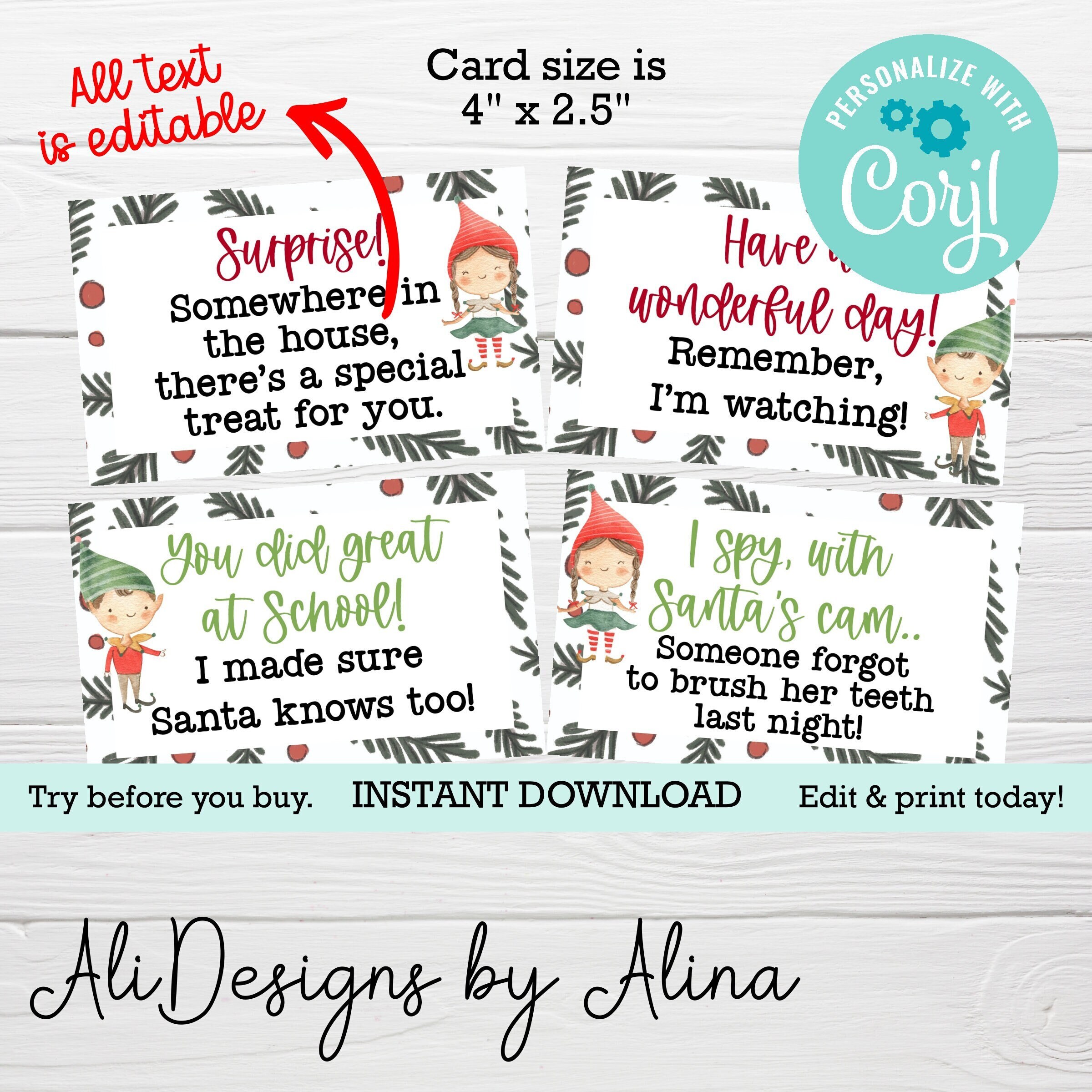 PRINTABLE Elf Notes, Elf Kids Activities, Elf Jokes, Arrival Note ...