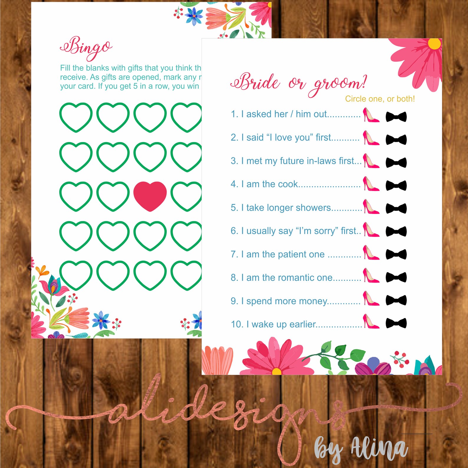Printable Games for Bridal Shower Mexican Inspired INSTANT - Etsy