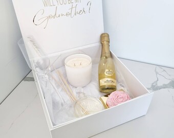 Will you be my Godmother; Godmother Proposal Gift Box