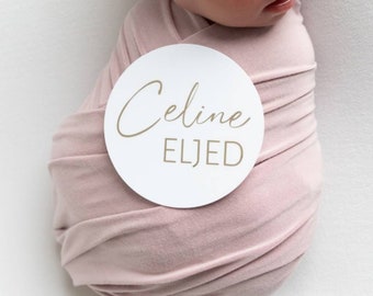 Personalised Newborn Photo Prop