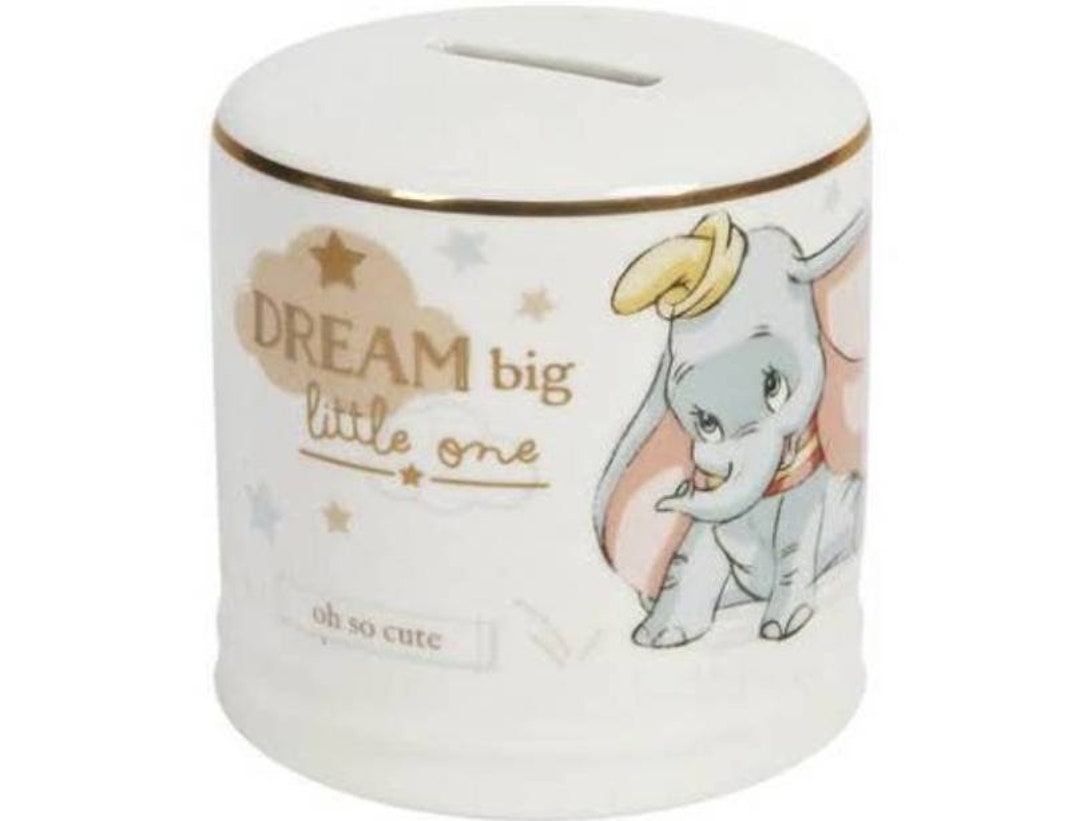 Disney Ceramic Dumbo Money Box Etsy