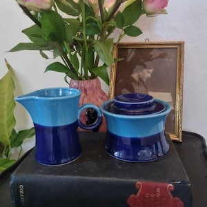 Wonderful Vintage Bjørn Wiinblad For Rosenthal Lidded Sugar Bowl And Creamer