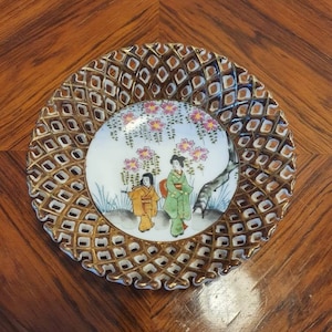 Lovely Small Vintage Nippon Porcelain Trinket Bowl