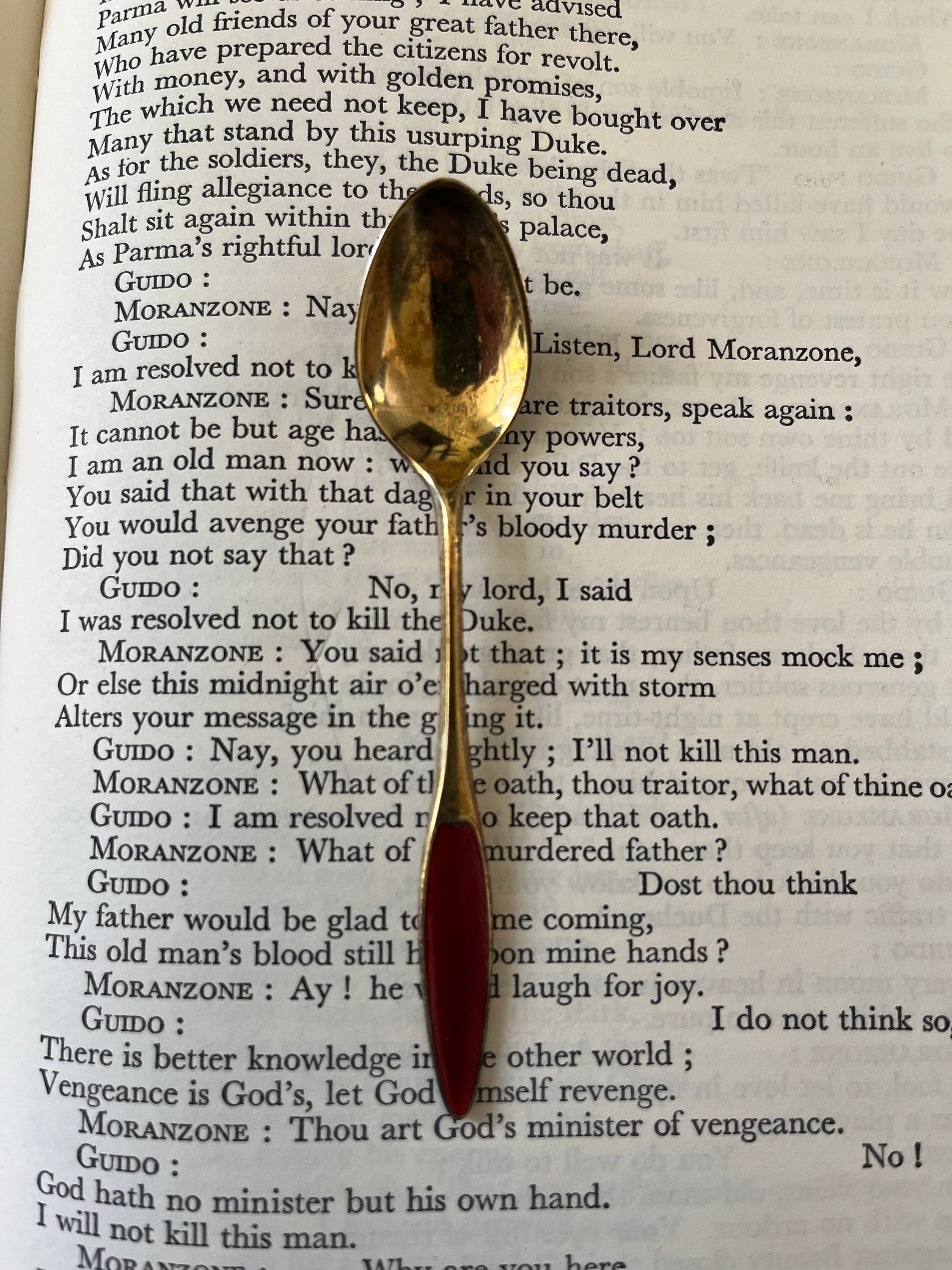 Frigast Denmark Sterling Silver Enamel Demitasse Spoons - Set of 6