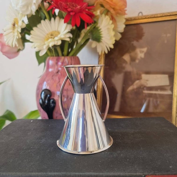 Vintage Carl Cohr Silverplate Candlestick Holder