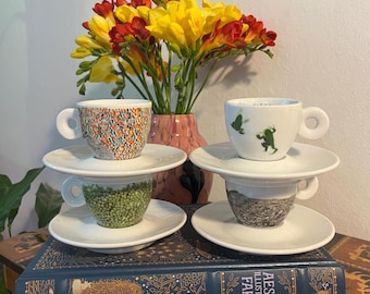 Vintage Illy Espresso Cup And Saucer