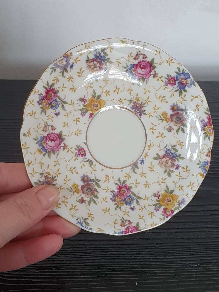 Sweet Vintage Mini Teacup And Saucer Made By Royal Epiag Etsy