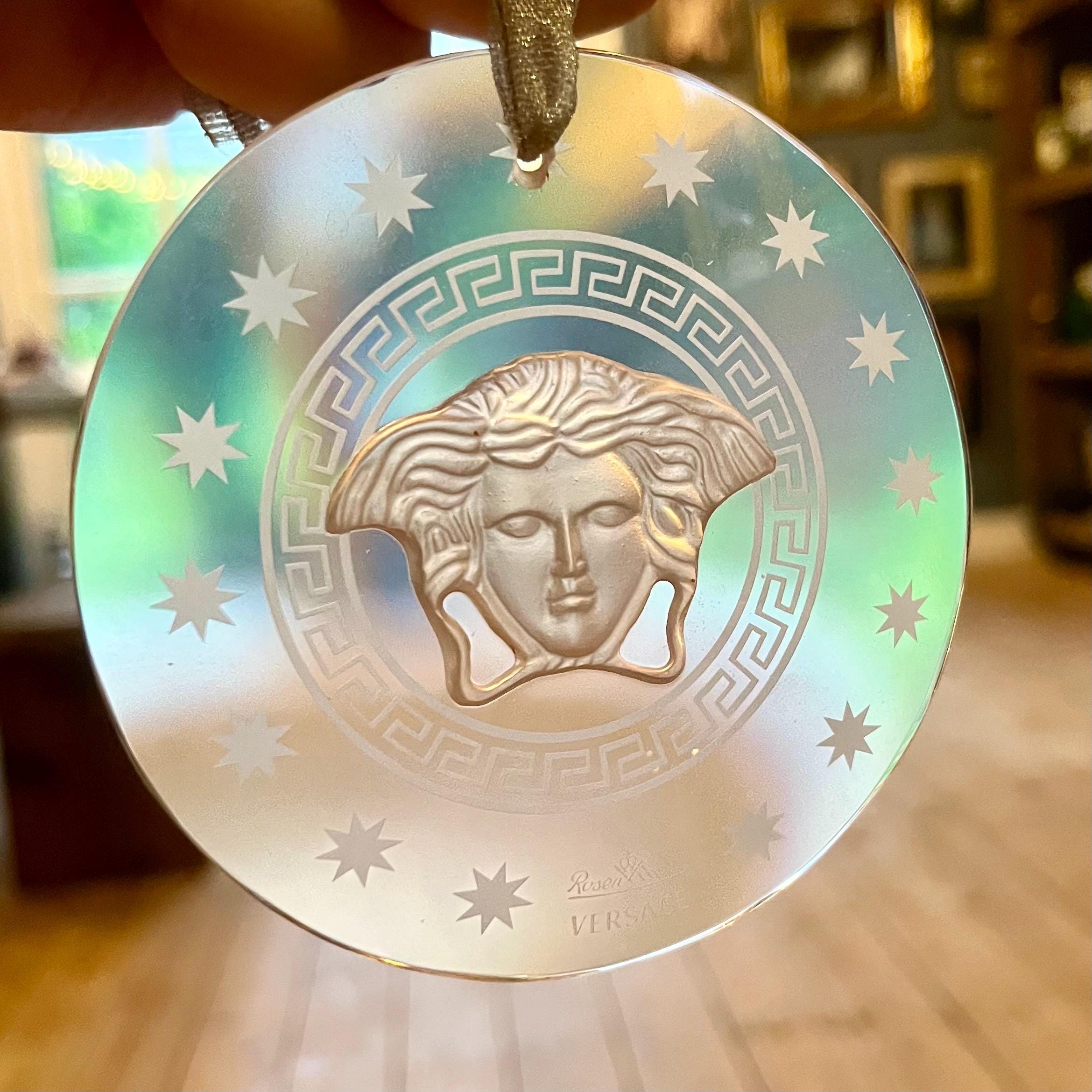 Versace Rosenthal Medusa Crystal Ornaments: Lumiere Colors