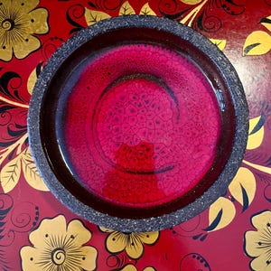 Gorgeous Mid Century Modern Lehmann Keramik Denmark Stoneware Dish